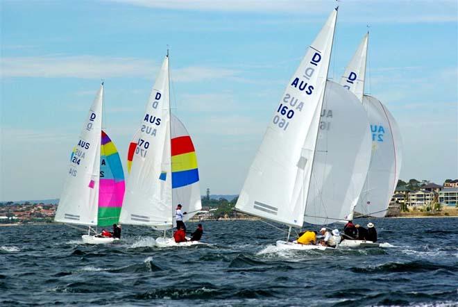 Fleet downwind ©  Rick Steuart / Perth Sailing Photography http://perthsailingphotography.weebly.com/